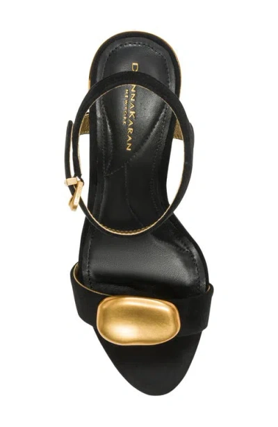 Donna Karan New York Seraphina Ankle Strap Sandal In Black