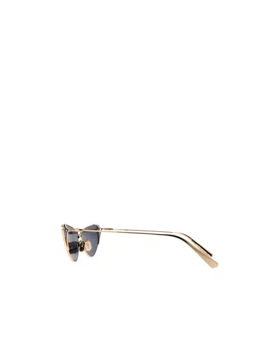 Dior Eyewear Butterfly Frame Sunglasses In Blue