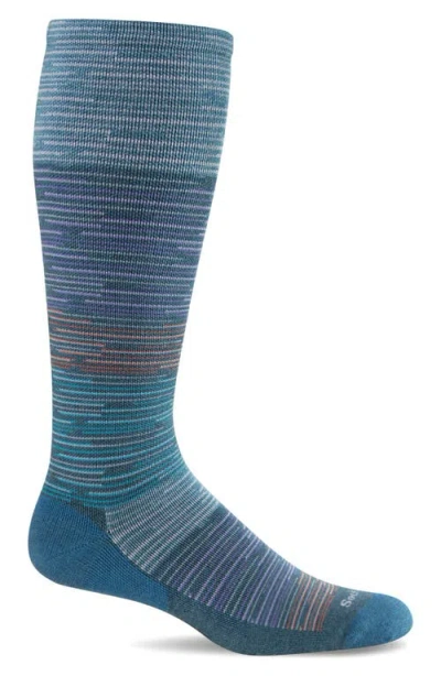Sockwell Good Vibes Compression Socks In Blue