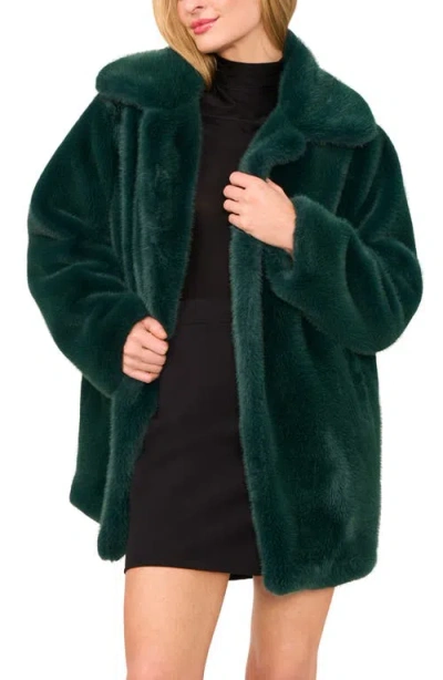 Ted Baker Aryana Faux Fur Coat In Green