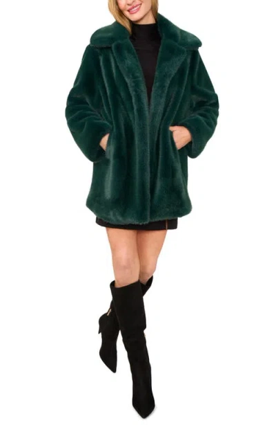 Ted Baker Aryana Faux Fur Coat In Green