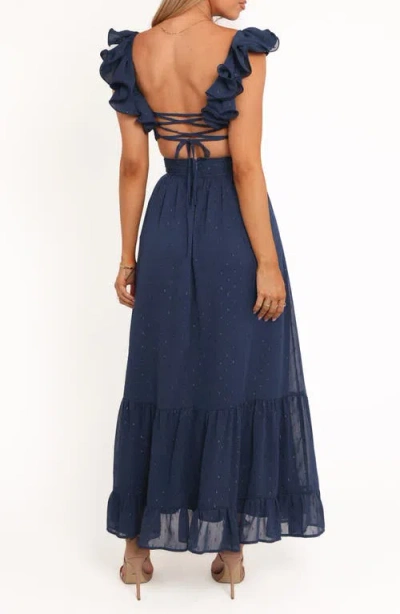 Petal And Pup Petal & Pup Harmony Floral Maxi Dress In Blue