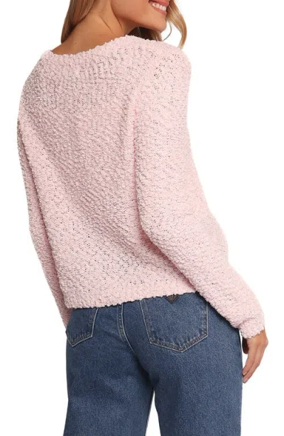 Petal And Pup Petal & Pup Ally Textured Cardigan In Pink