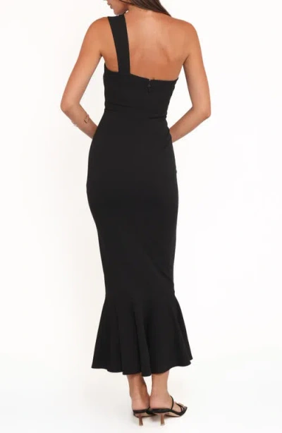 Petal And Pup Petal & Pup Sasha One-shoulder Maxi Dress In Black