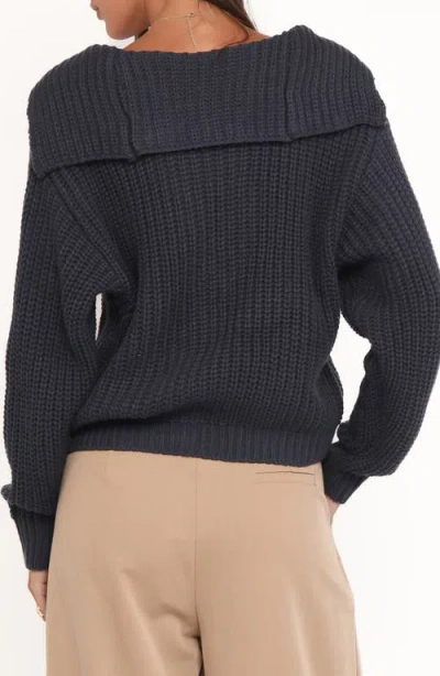 Petal And Pup Petal & Pup Amelia Sailor Collar Cardigan In Blue