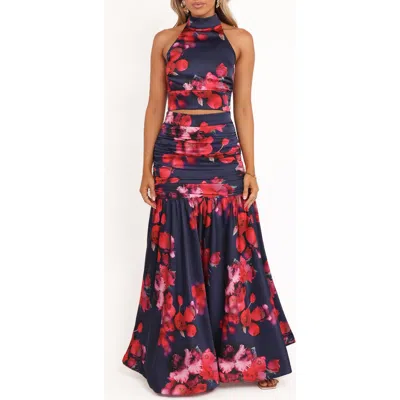 Petal And Pup Petal & Pup Freda Floral Halter Top & Maxi Skirt Set In Multi