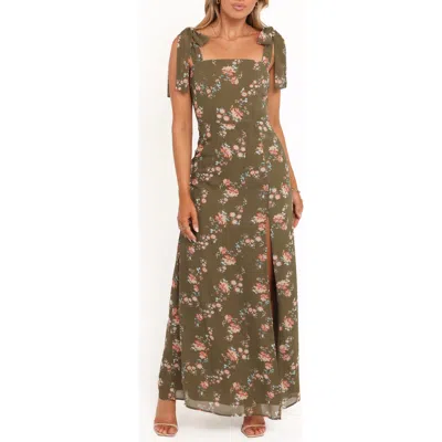 Petal And Pup Petal & Pup Renita Floral Maxi Dress In Green