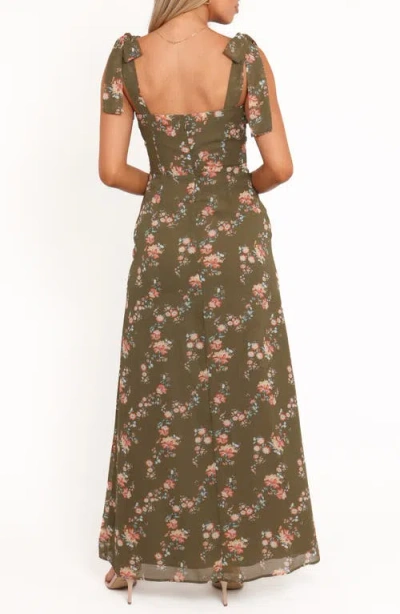Petal And Pup Petal & Pup Renita Floral Maxi Dress In Green