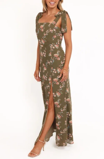 Petal And Pup Petal & Pup Renita Floral Maxi Dress In Green
