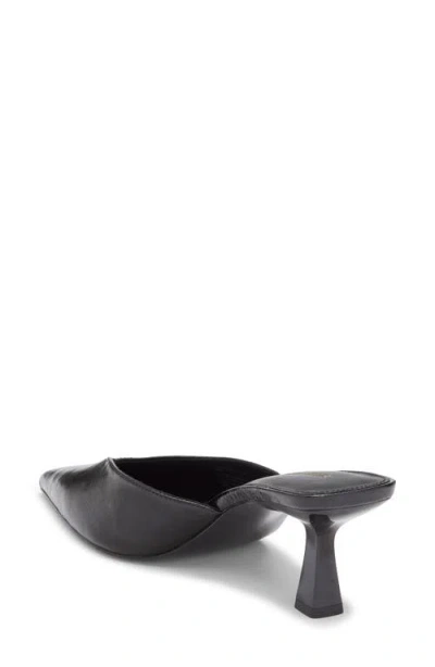 Steve Madden Mod Pointed Toe Mule Pump In Black
