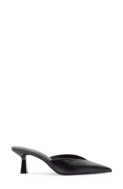 Steve Madden Mod Pointed Toe Mule Pump In Black