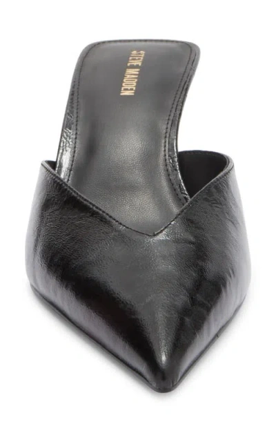Steve Madden Mod Pointed Toe Mule Pump In Black