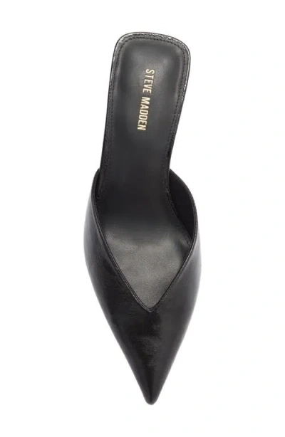 Steve Madden Mod Pointed Toe Mule Pump In Black