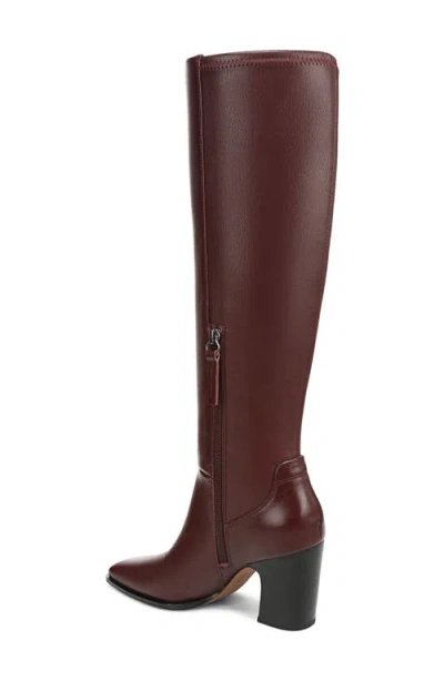 Franco Sarto L-jonie Leather Bootie In Burgundy