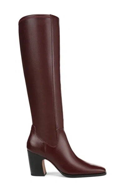 Franco Sarto L-jonie Leather Bootie In Burgundy
