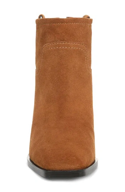 Franco Sarto Women's Ivanna Square Toe Pull On Short Boots In Brown