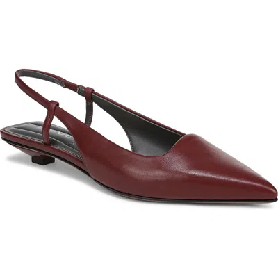Franco Sarto Women's Palmira Pointed Toe Slingback Pumps In Burgundy