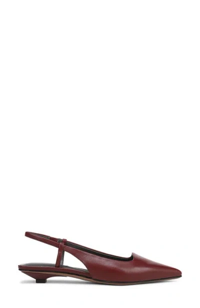 Franco Sarto Women's Palmira Pointed Toe Slingback Pumps In Burgundy