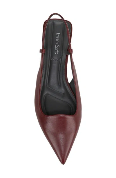 Franco Sarto Women's Palmira Pointed Toe Slingback Pumps In Burgundy