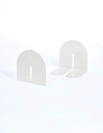 Tortuga Forma Dumbo Bookend Pair The Architect Series In White