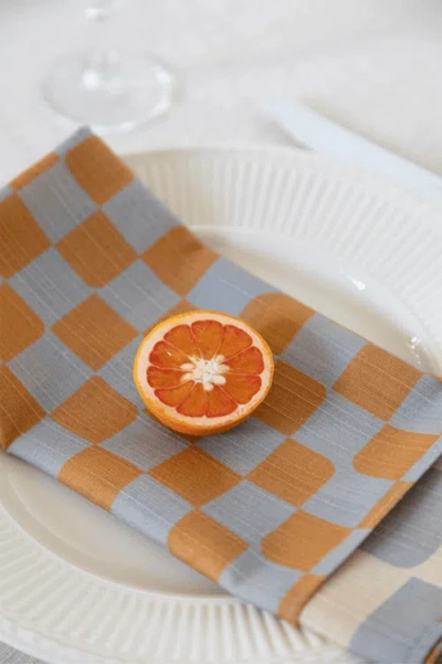 Tortuga Forma Quiet Season Dinner Napkin Set In Strata At Urban Outfitters In Gray