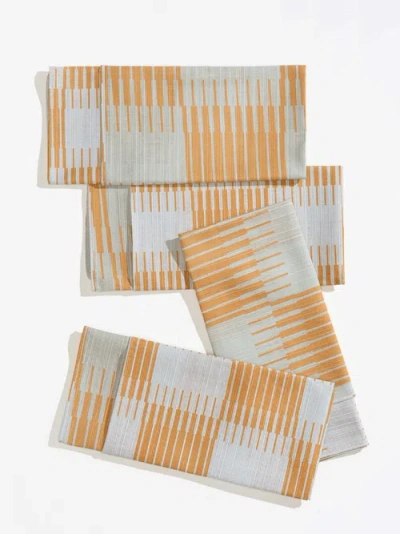 Tortuga Forma Quiet Season Dinner Napkin Set In Bayleaf At Urban Outfitters In Gray