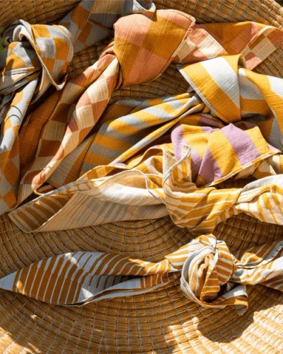 Tortuga Forma Quiet Season Dinner Napkin Set In Bayleaf At Urban Outfitters In Gray