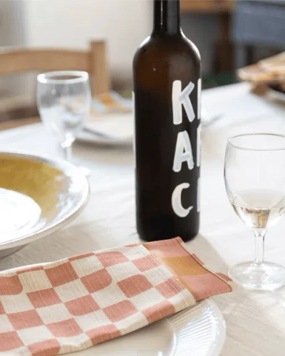 Tortuga Forma Quiet Season Dinner Napkin Set In Rosewood At Urban Outfitters In Brown