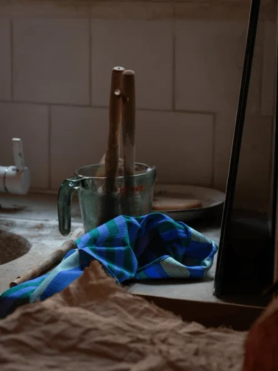 Tortuga Forma Double Sided Dinner Napkin Set In Marine At Urban Outfitters In Blue