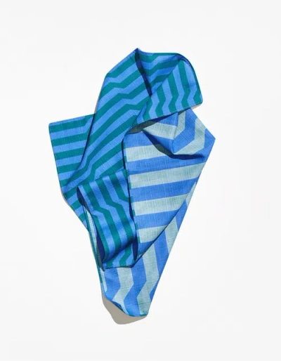 Tortuga Forma Double Sided Dinner Napkin Set In Marine At Urban Outfitters In Blue