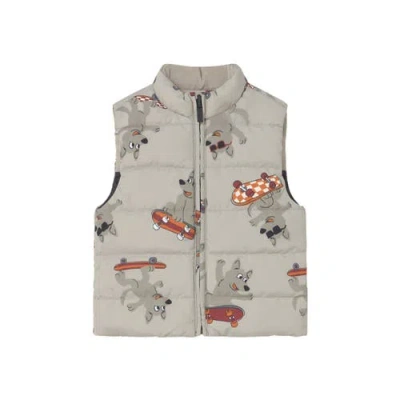 Mayoral Reversible Vest In Black