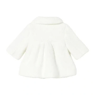 Mayoral Terry Cloth Coat In White