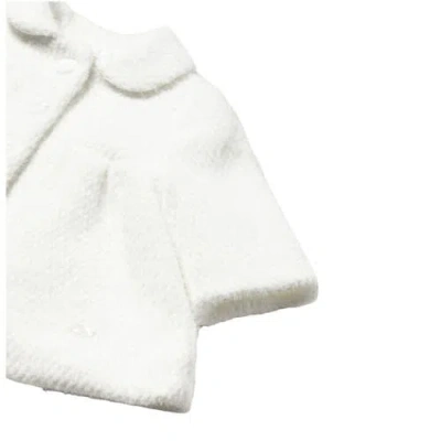 Mayoral Terry Cloth Coat In White