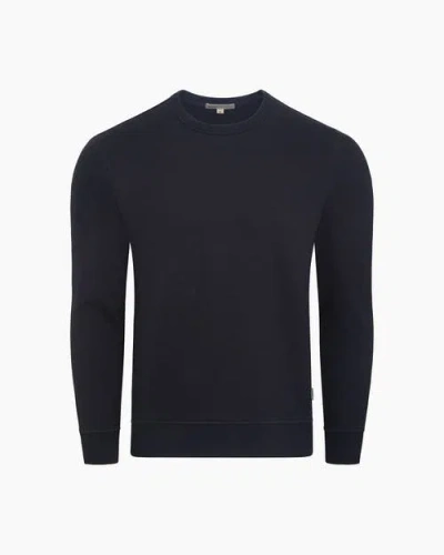Onia Terry Crewneck Sweater In Blue