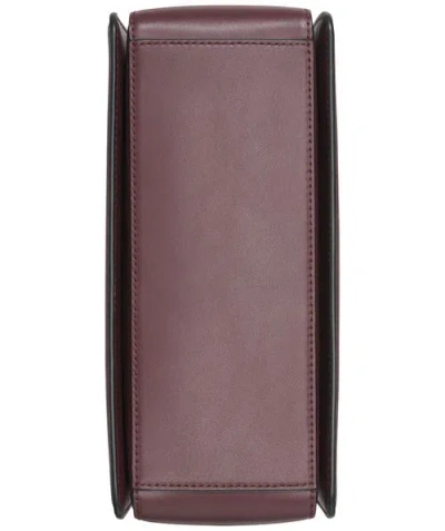 Karl Lagerfeld Ivette Leather Satchel In Purple