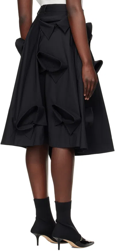 Moschino Skirt Knee Length A-line Silhouette In Black