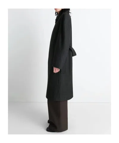 Lemaire Raglan Sleeve Coat Clothing In Black