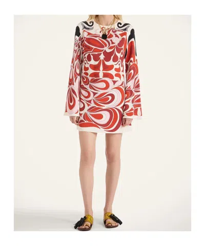 La Doublej La Double J Mini Supremes Swing Dress In Red