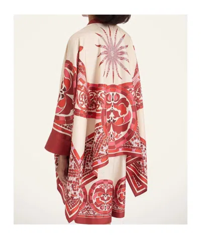 La Doublej Silk Twill Shirt With Hand-applied Cobra Motif In Brown