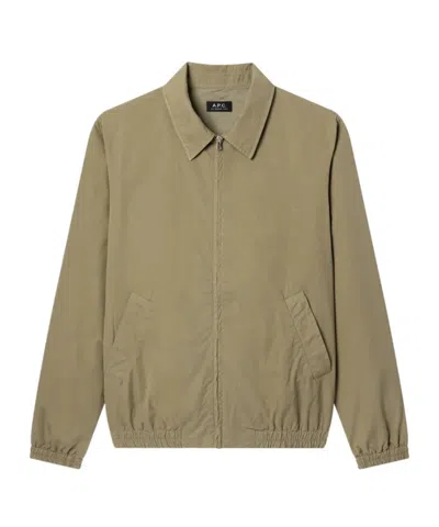 Apc Gilbert Jacket In Green
