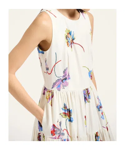 La Doublej Sleeveless Big Dress In White