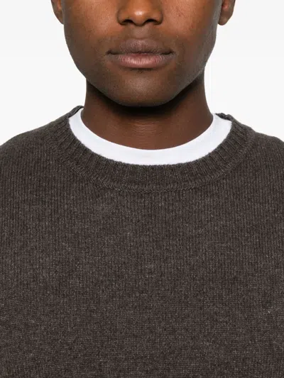 Impure Charlie Crew-neck Sweater In Black