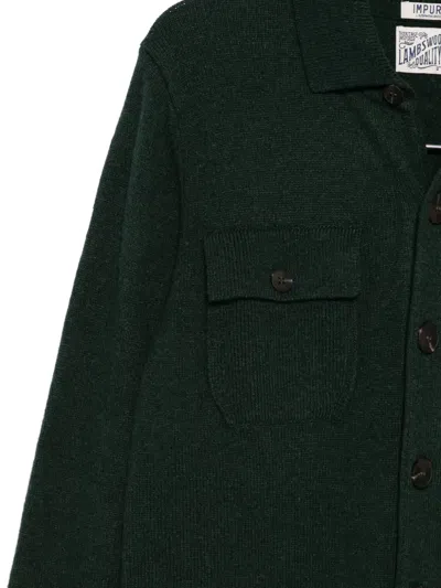 Impure Zack Cardigan In Black