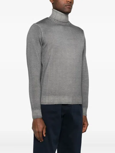 Filippo De Laurentiis Roll-neck Sweater In Gray
