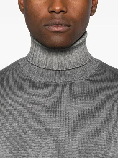 Filippo De Laurentiis Roll-neck Sweater In Gray