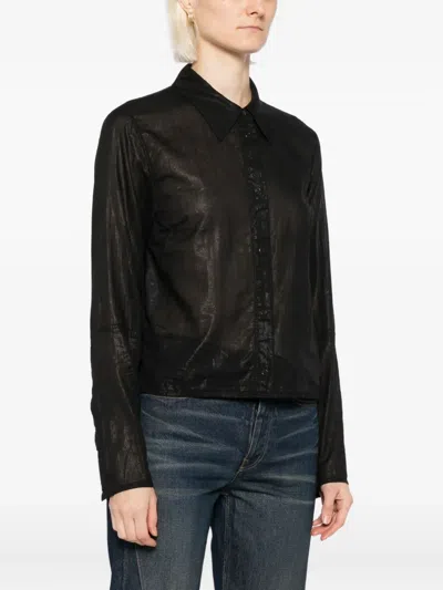 Our Legacy Buttoned Shirt In Black