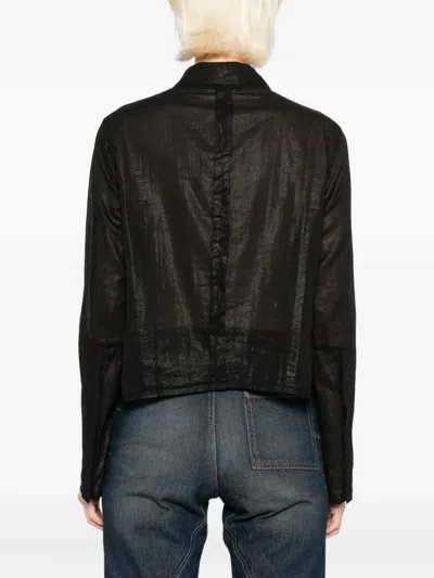 Our Legacy Buttoned Shirt In Black