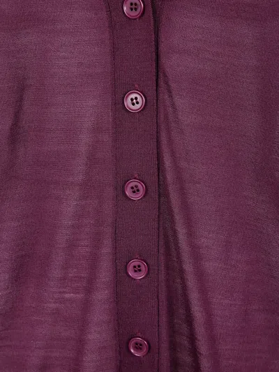 Mrz Basic Cardigan Clothing In Purple