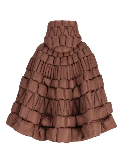 Raxxy Hooded Jacket In Brown