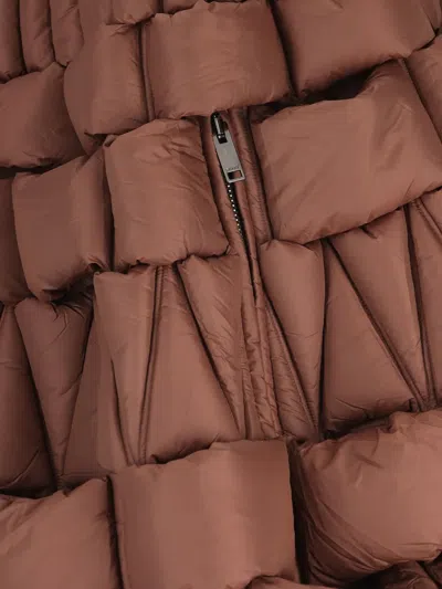 Raxxy Hooded Jacket In Brown